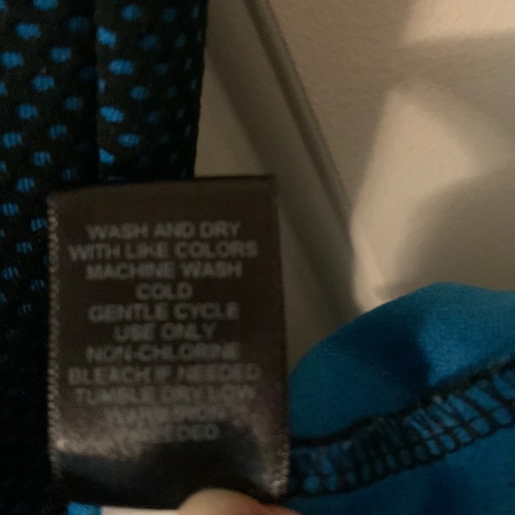 Torrid black w/blue dots sleeveless front & back v-necks skater swing dress 5x - Picture 9 of 10